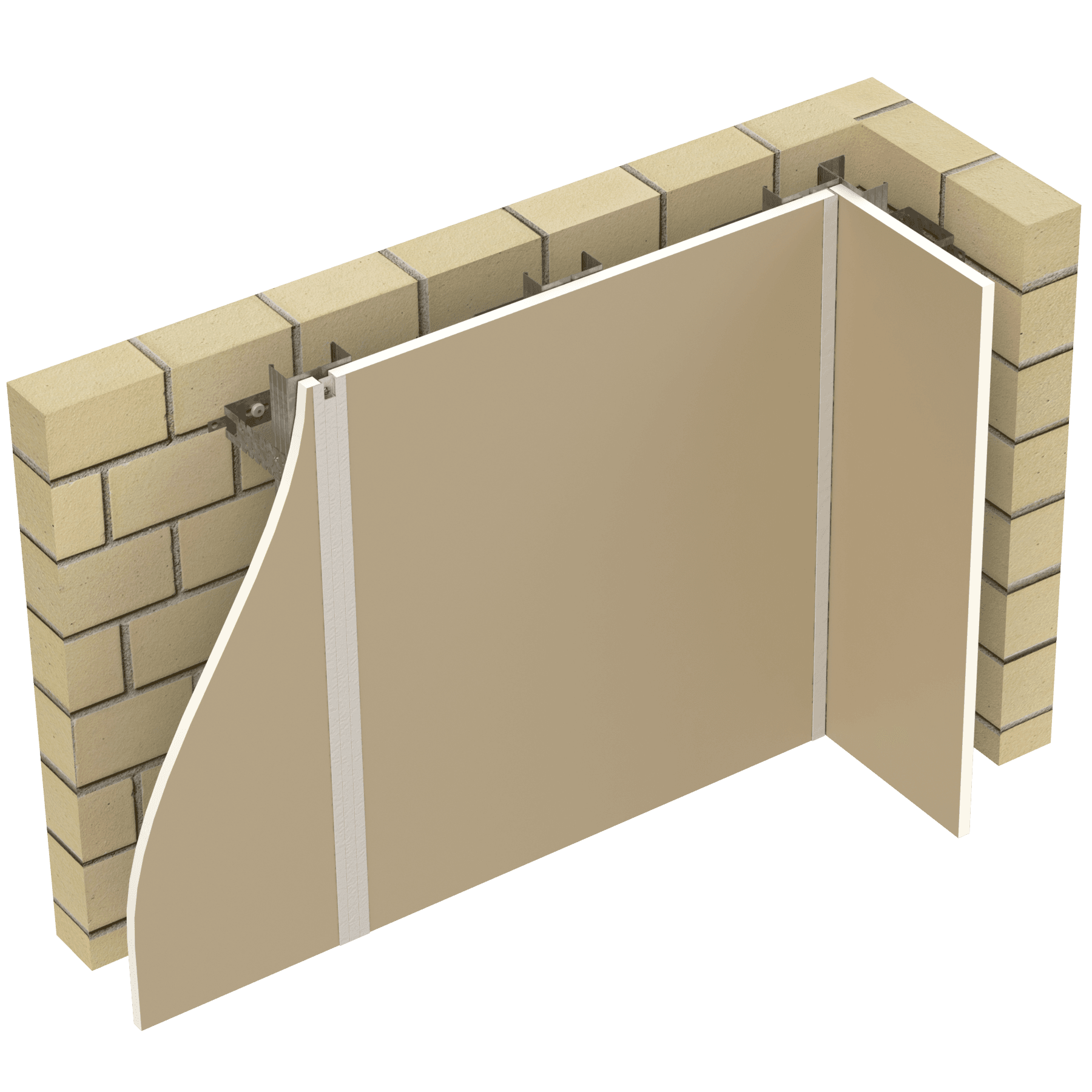 Негорюча панель GYPSUN™ Standart на основі ГВЛ з акриловим покриттям