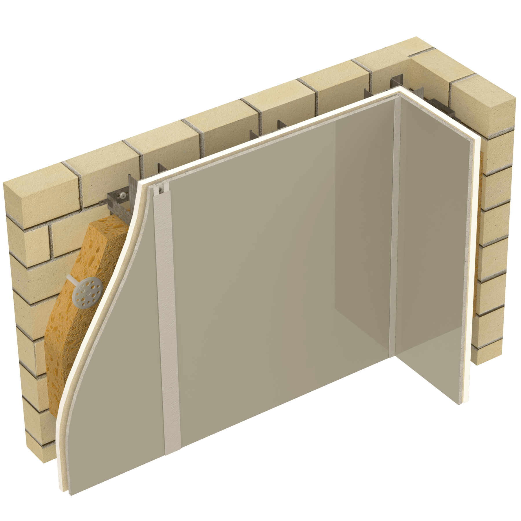 Негорюча панель GYPSUN™ Premium на основі СМЛ з полімерним покриттям